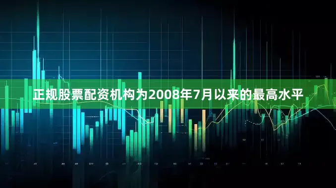 正规股票配资机构为2008年7月以来的最高水平